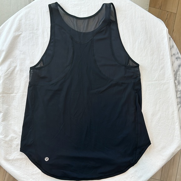 Lululemon Black Mesh Sculpt Tank Top - 6 - Picture 3 of 4